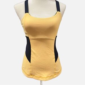 Lululemon yellow tank top